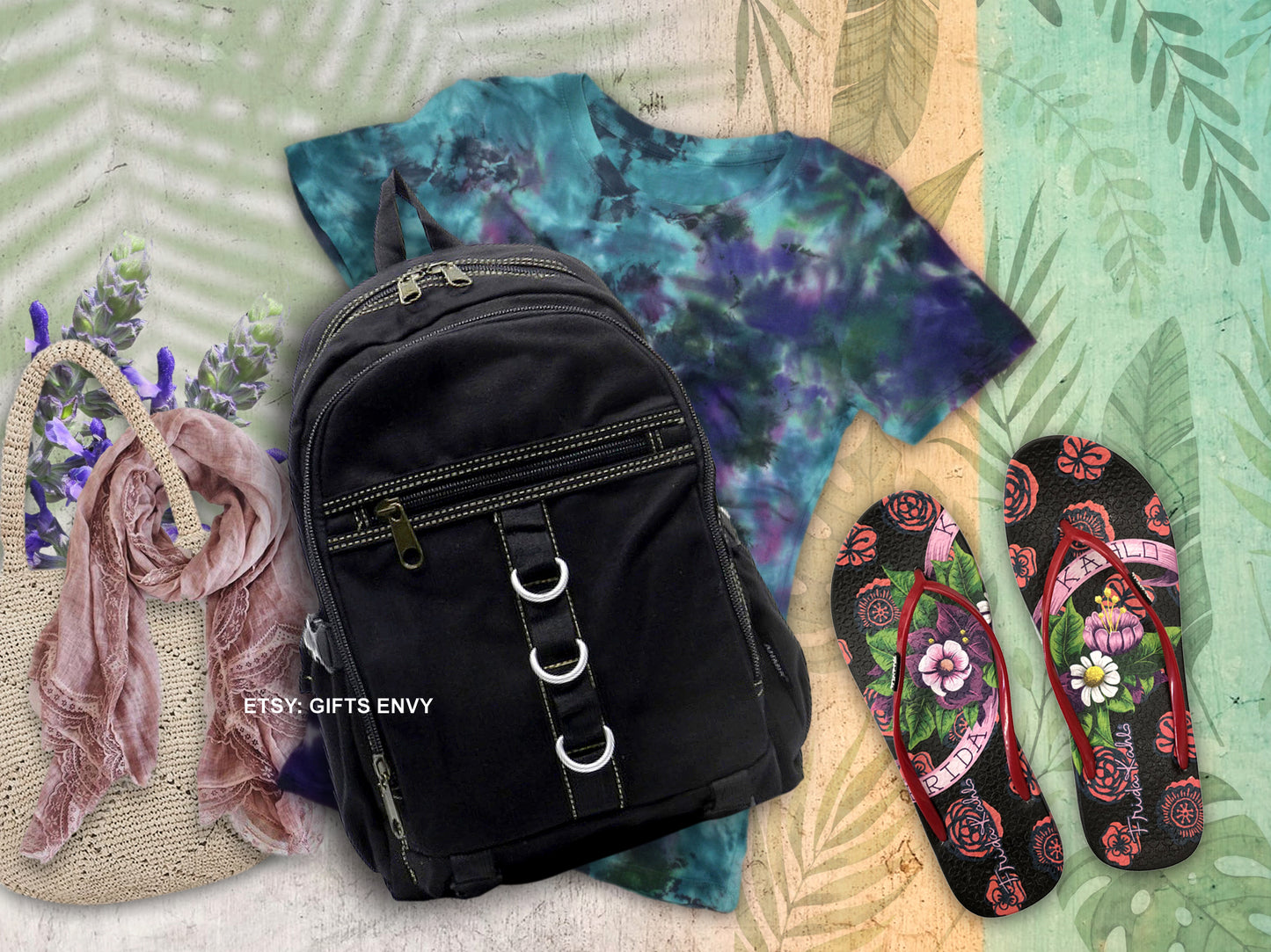 12x16.5 Uni Sex Canvas School Backpack Outdoor Rucksack Daily Backpack Weekender Backpack Laptop Backpack Gifts
