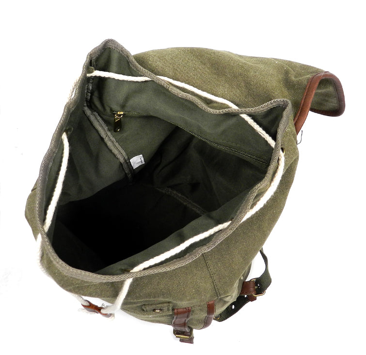 12x17 Canvas Travel Backpack Uni Sex Canvas Rucksack Large Pack Bag School schoolbag Booksack backpack