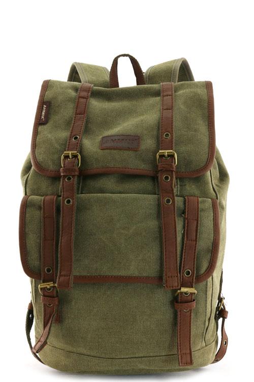 12x17 Canvas Travel Backpack Uni Sex Canvas Rucksack Large Pack Bag School schoolbag Booksack backpack