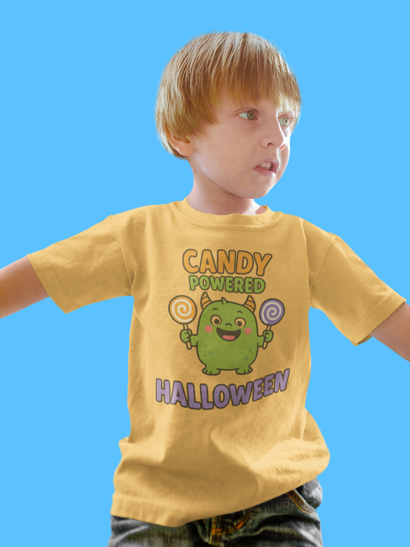 Toddler Candy Powered Halloween T-Shirt