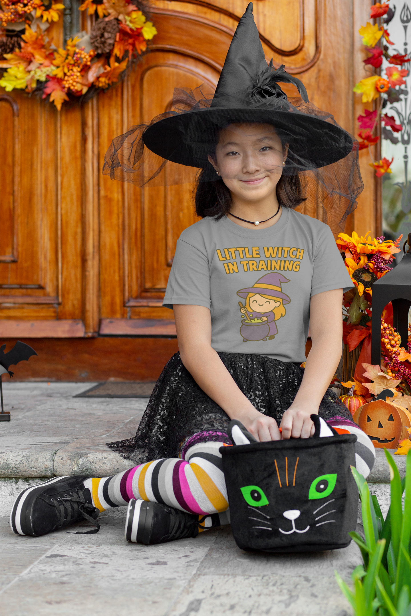 Kids Little Witch In Training T-Shirt
