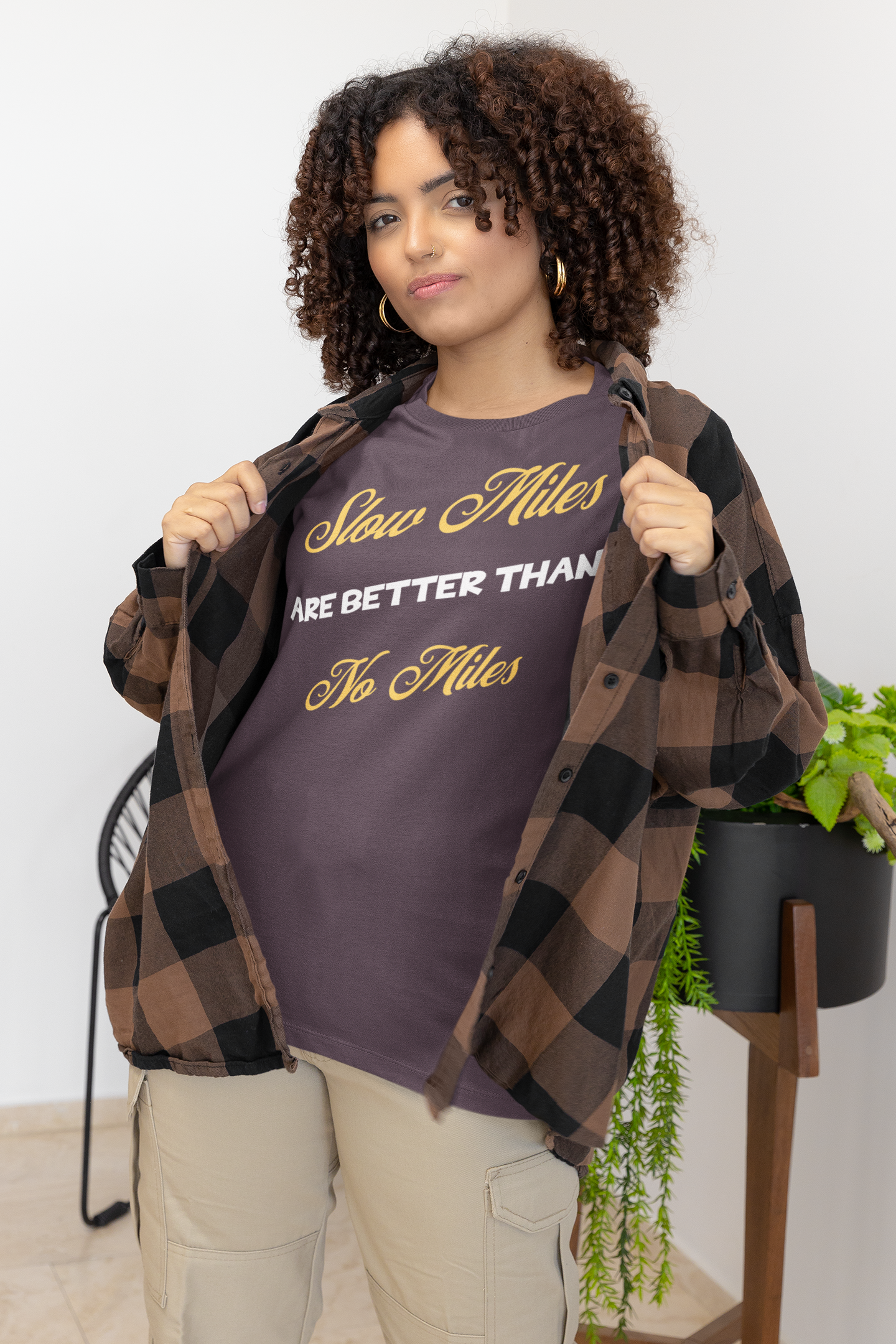 Slow Miles Are Better Than No Miles Unisex T-Shirt