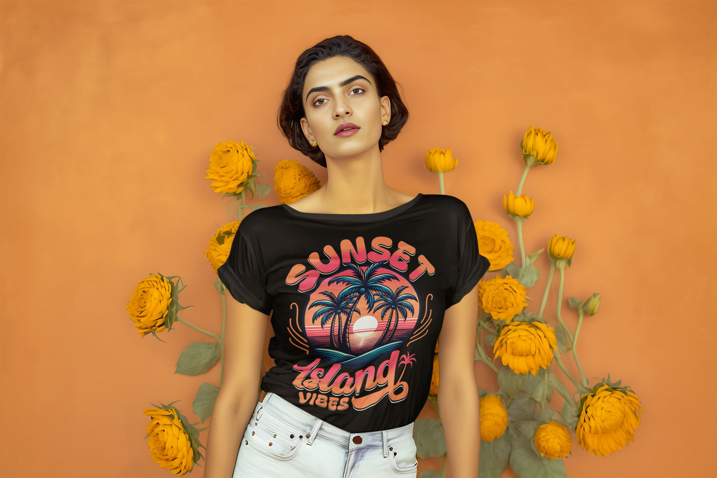 Sunset Island Vibes Unisex T-Shirt