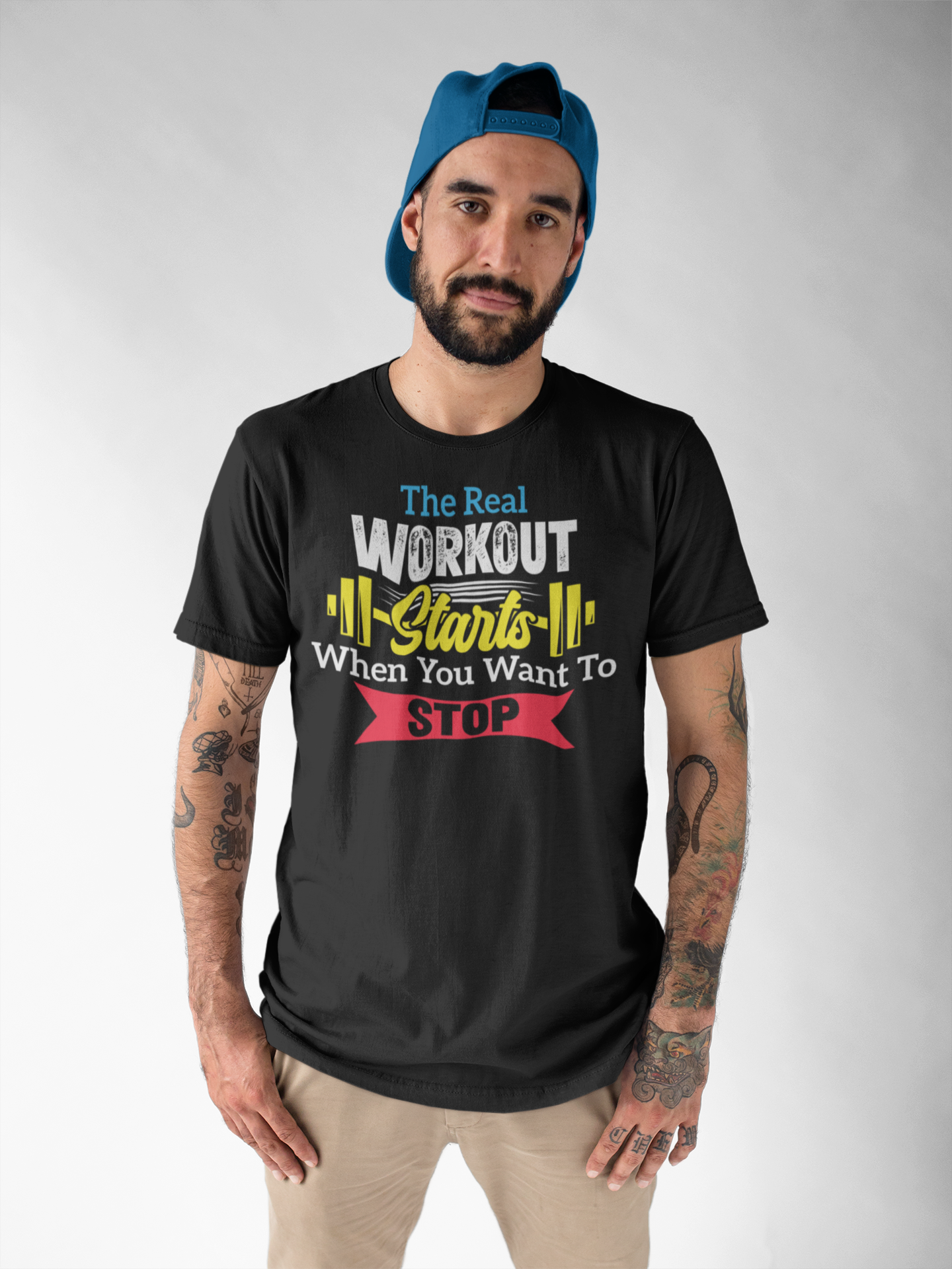 The Real Workout Starts When You Want to Stop Unisex T-Shirt
