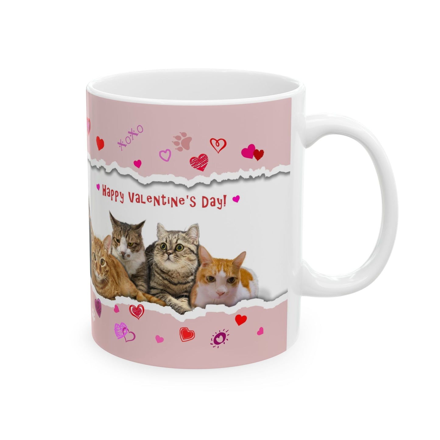 Cats - Happy Valentine Day Mug