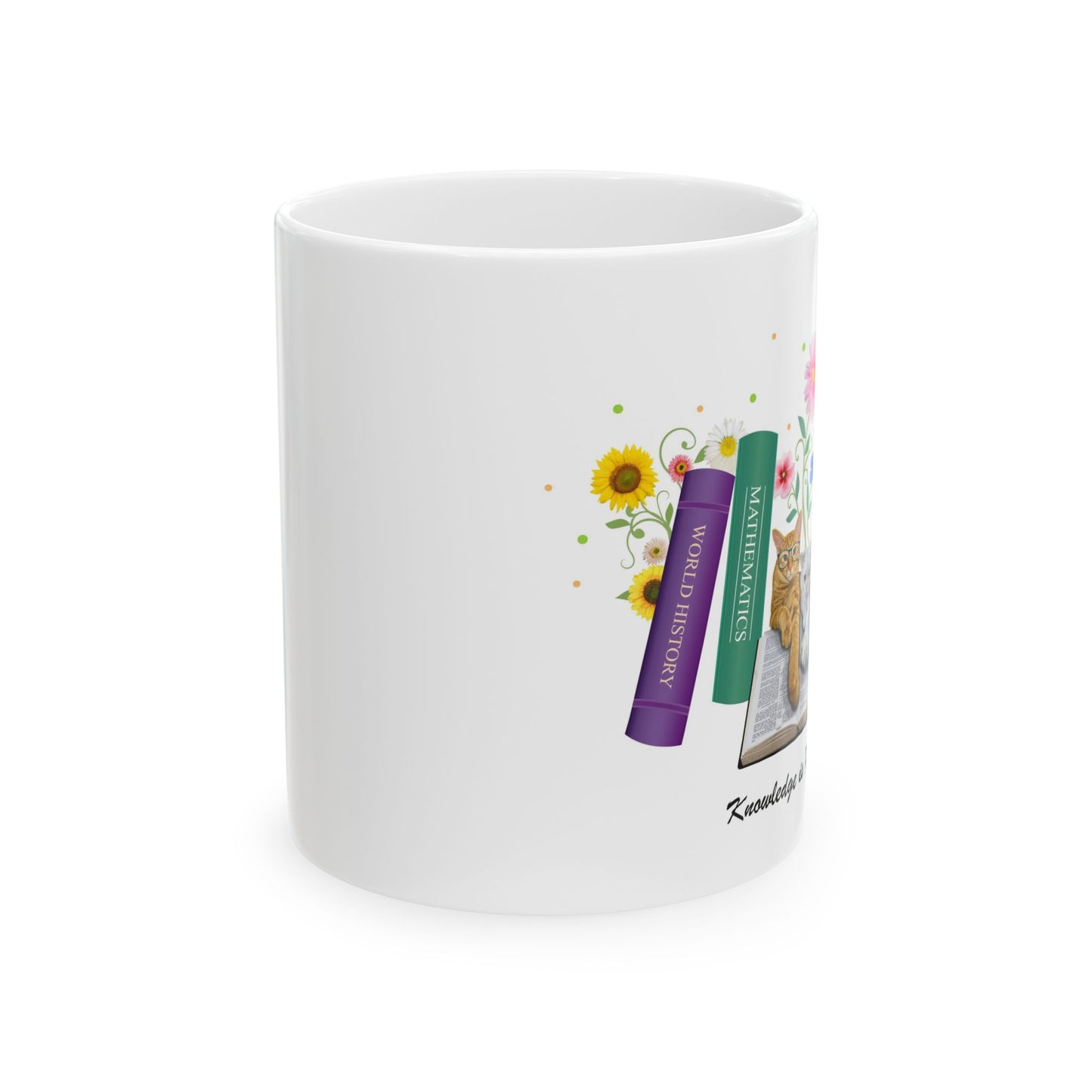 Cats - Knowledge is Power Mug