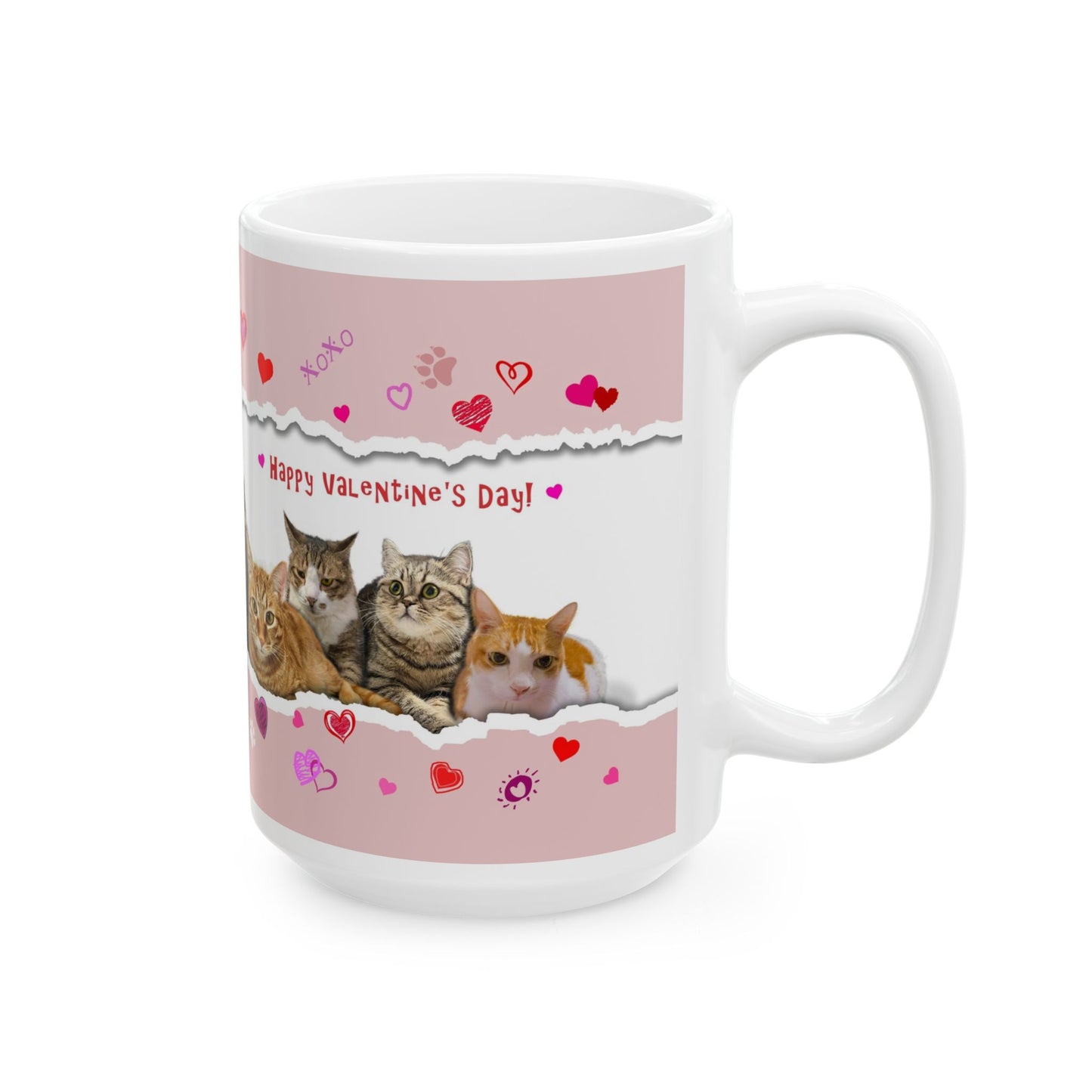 Cats - Happy Valentine Day Mug