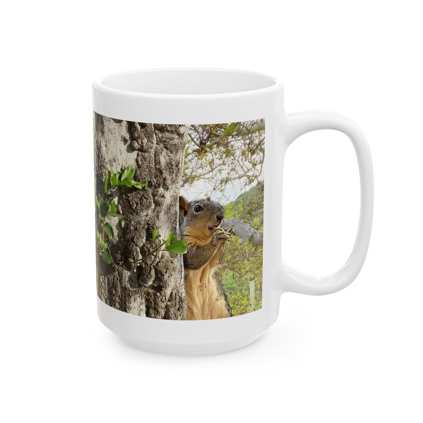 Squirrels Season Greetings Mug