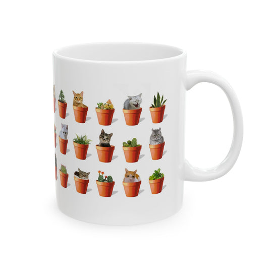 Cats And House Plants Mug