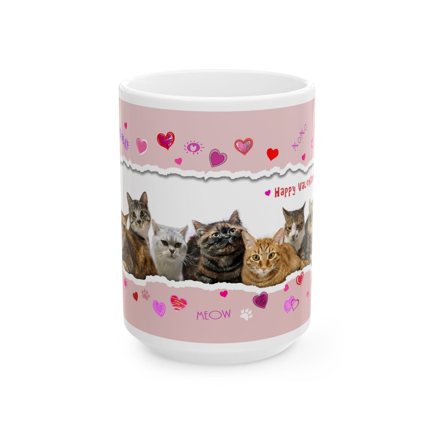 Cats - Happy Valentine Day Mug