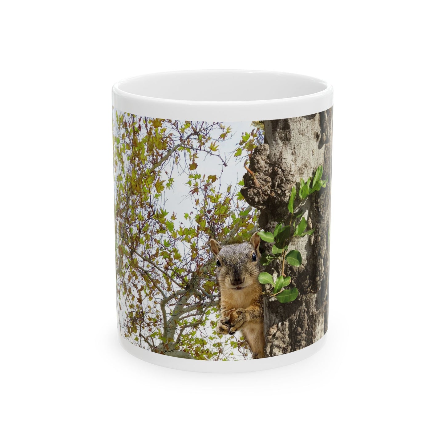 Squirrels Season Greetings Mug