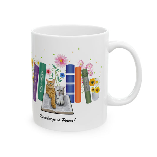 Cats - Knowledge is Power Mug