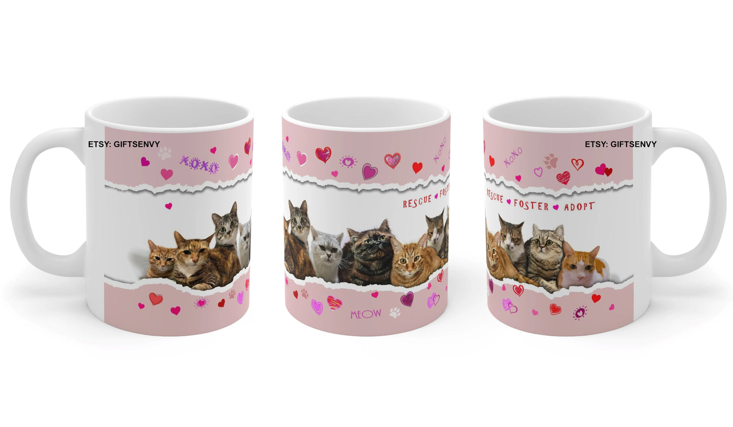 Cats - Happy Valentine Day Mug