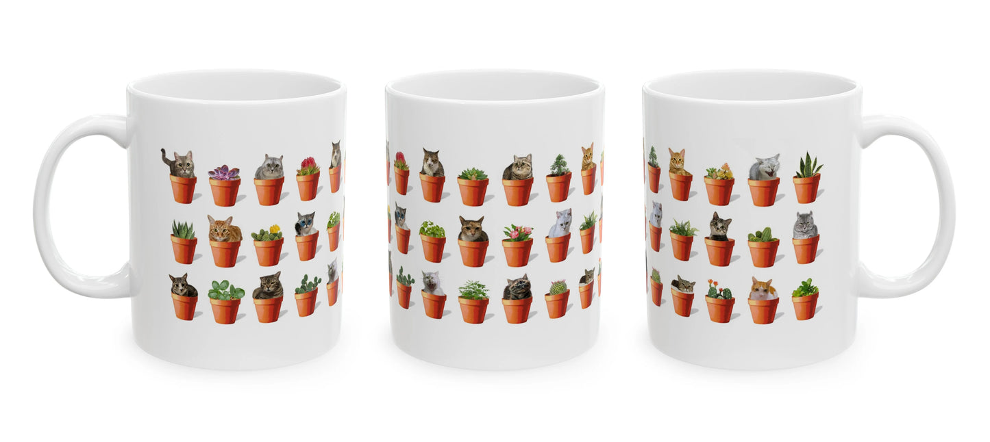 Cats And House Plants Mug