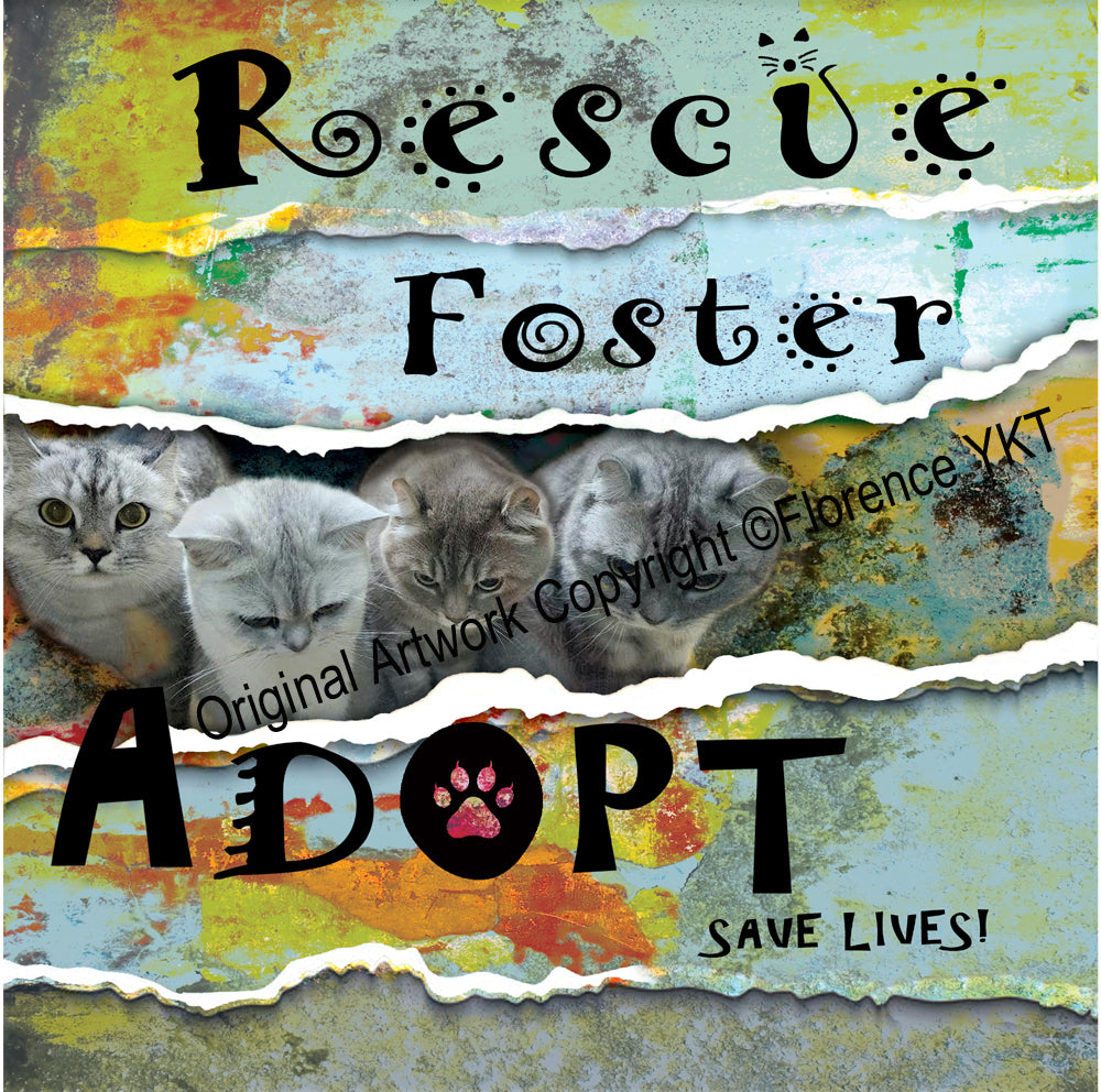 Cats - Rescue Foster Adopt Mug