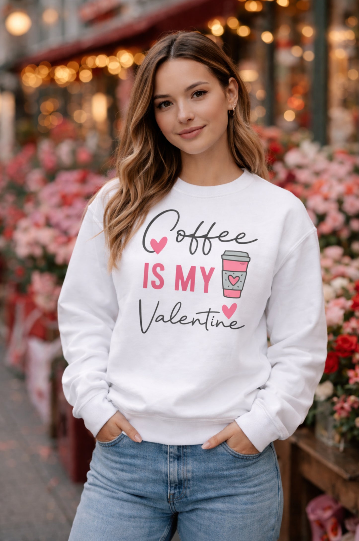Coffee is My Valentine Unisex Sweatshirt