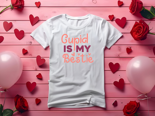 Cupid is my Bestie Valentine's Day T-Shirt