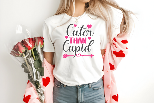 Cuter Than Cupid Valentine's Day T-Shirt