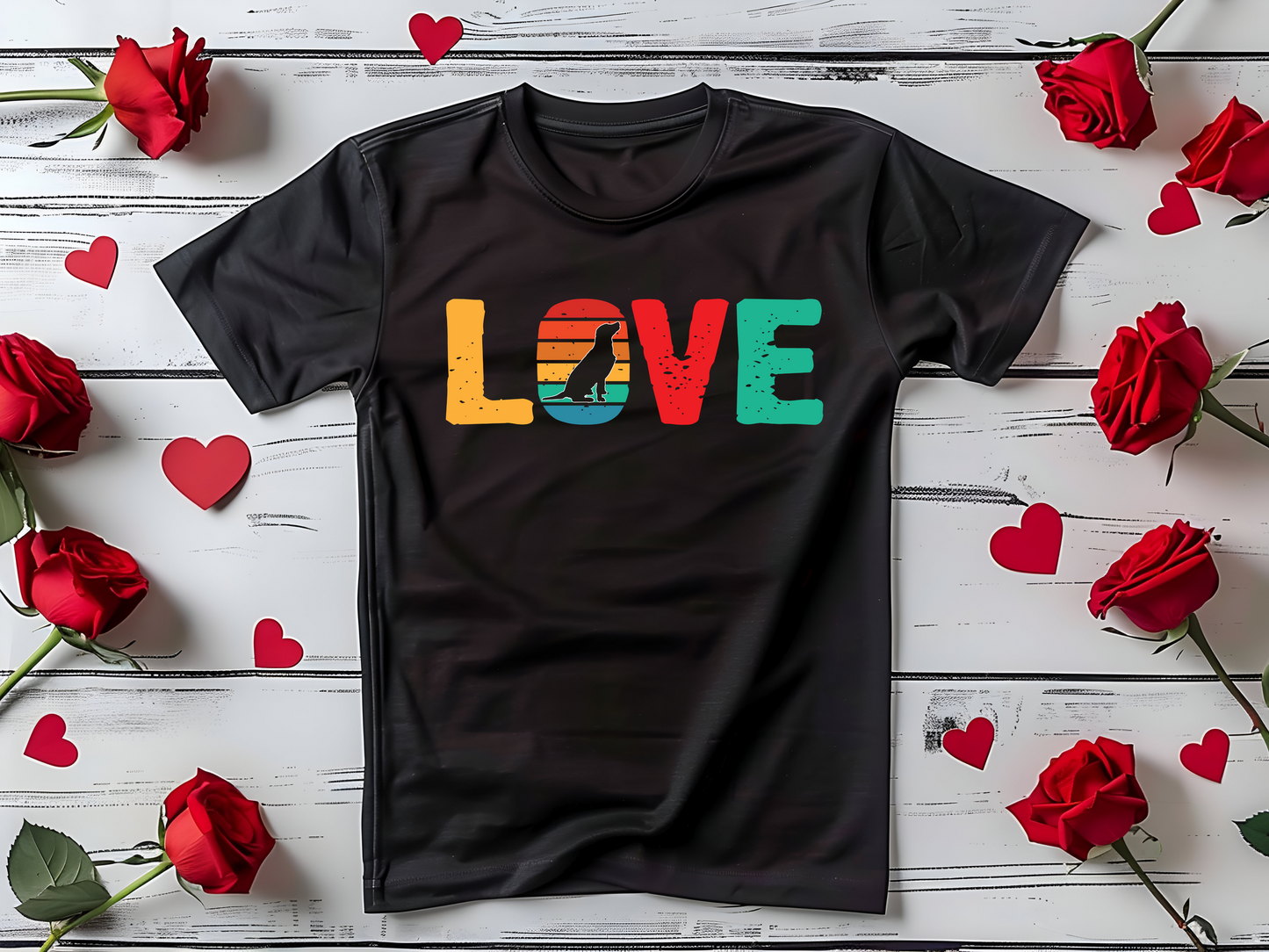 Dog Lover Valentine's Day T-Shirt