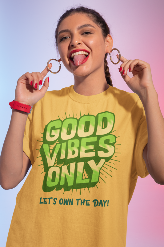 Good Vibes Only Unisex T-Shirt – Wear Your Positivity