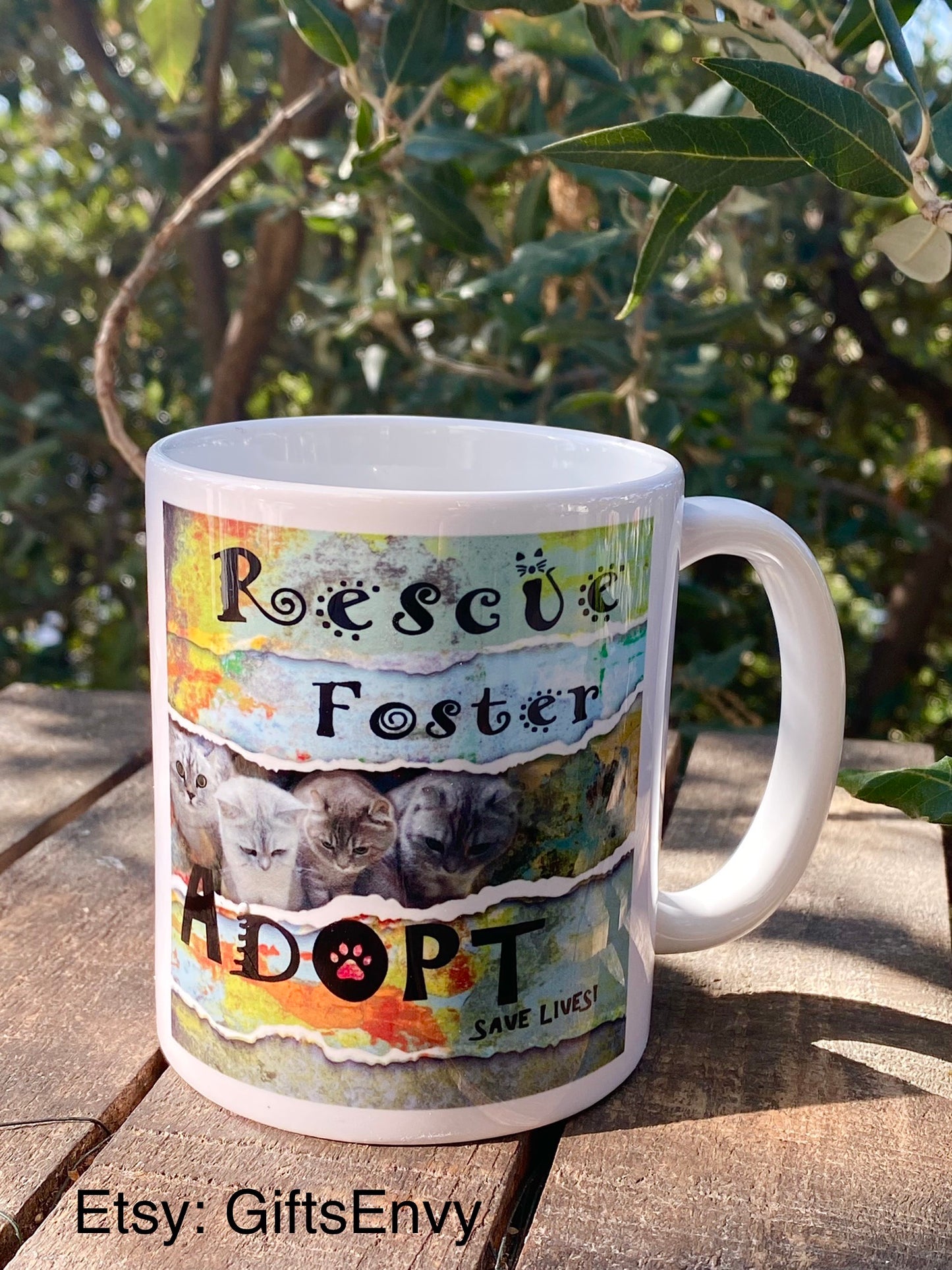 Cats - Rescue Foster Adopt Mug