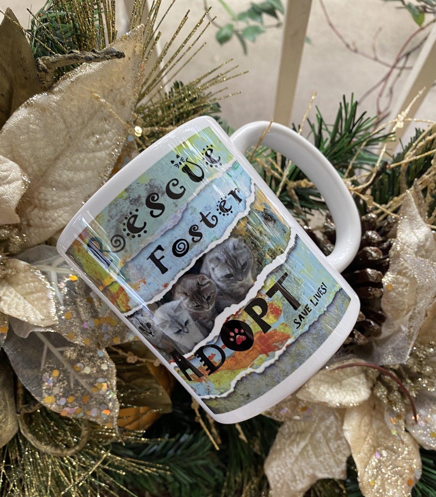 Cats - Rescue Foster Adopt Mug