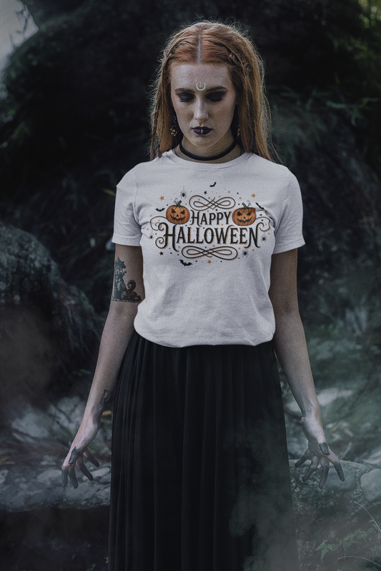 Women's Relaxed Happy Halloween T-Shirt