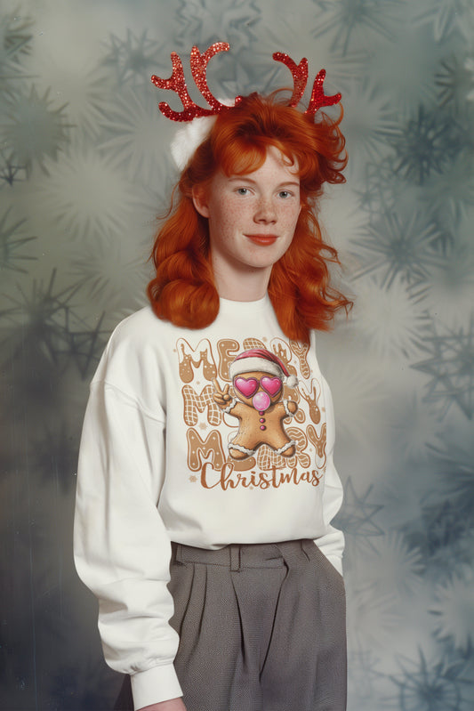 Christmas Gingerbread Man Unisex Premium Sweatshirt