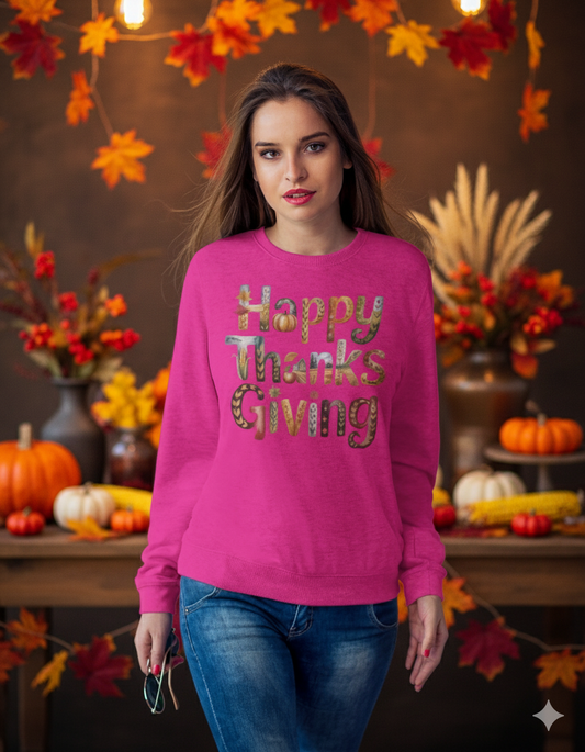 Happy Thanksgiving Unisex Sweatshirt