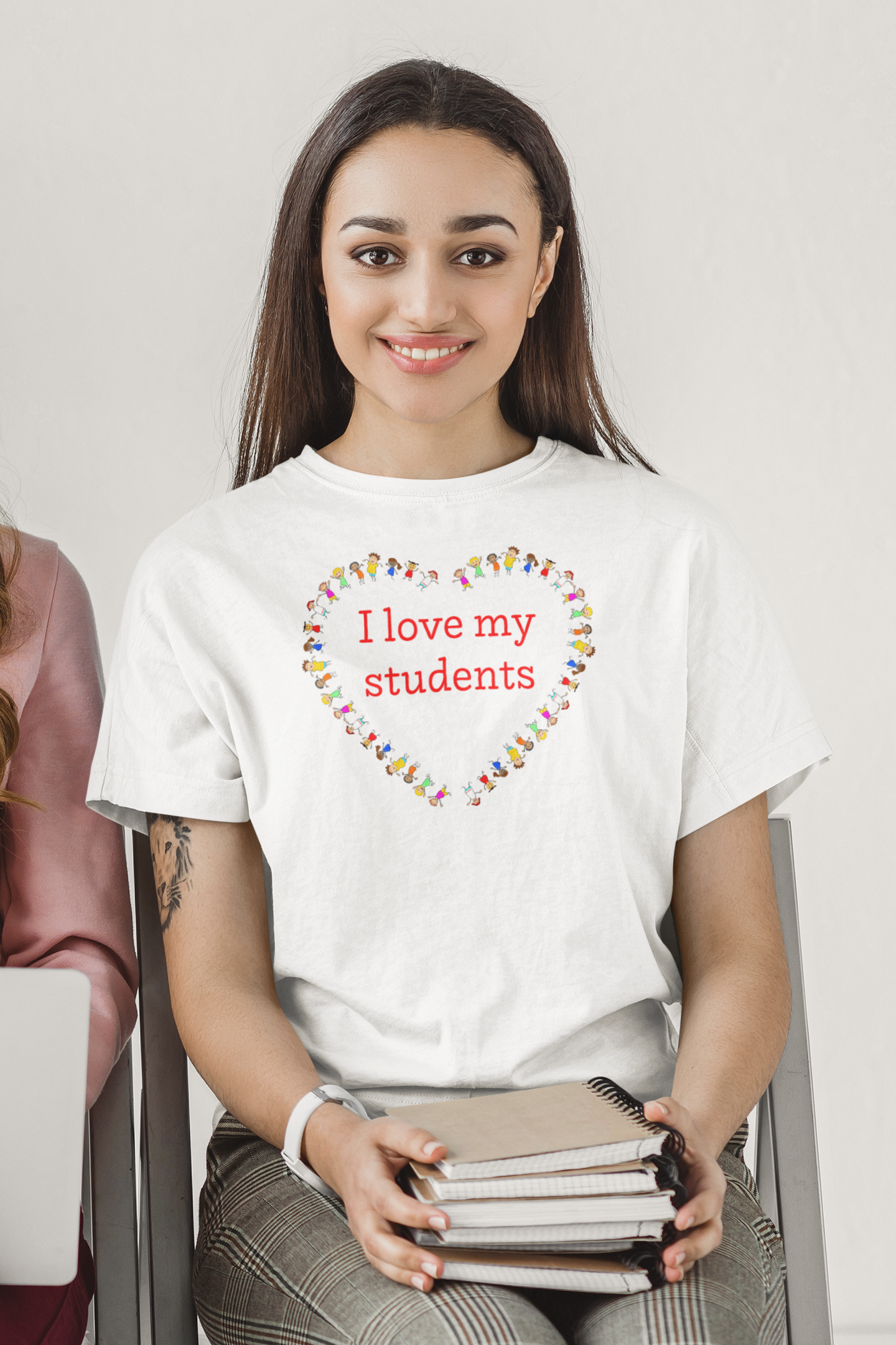 I Love My Students Valentine's Day Heart T-Shirt