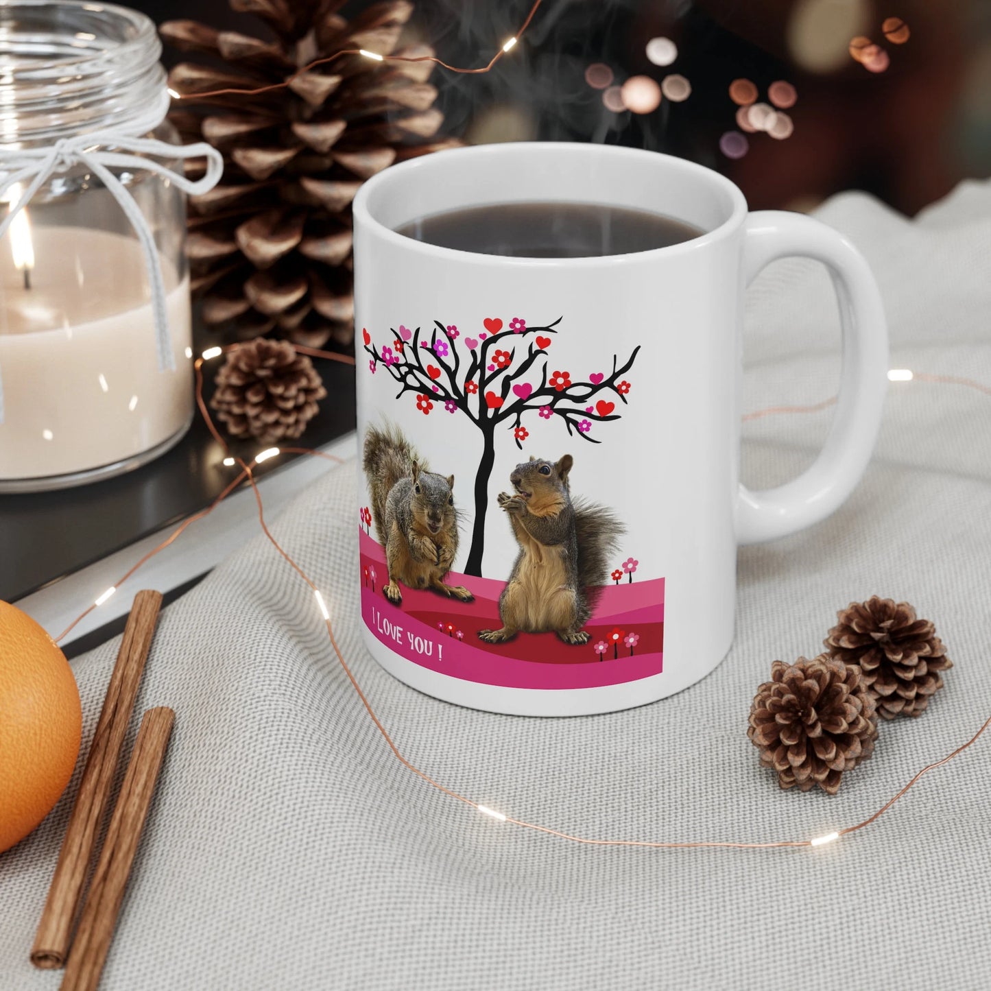 Squirrels - I love You Mug