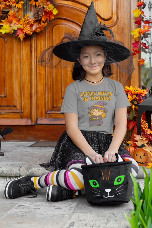 Kids Little Witch In Training T-Shirt