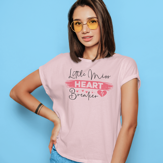 Little Miss Heart Breaker Valentine's Day T-Shirt