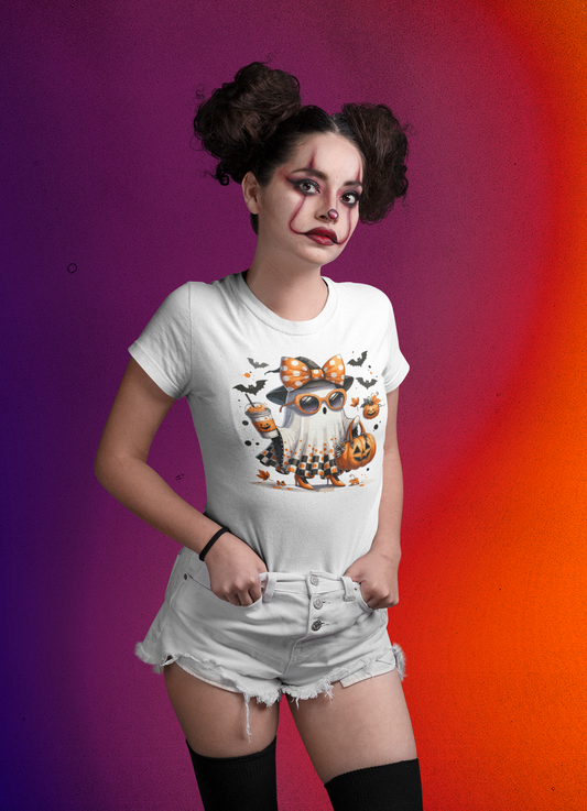 Spooky Halloween Pumpkin Girl