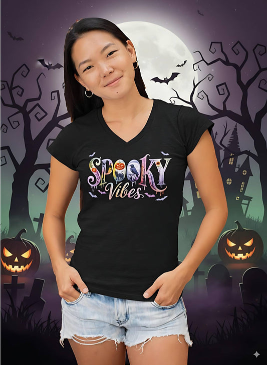 Spooky Vibes Halloween Unisex T-Shirt
