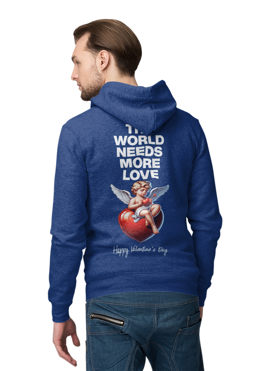 The World Needs More Love Valentine's Day Hoodie